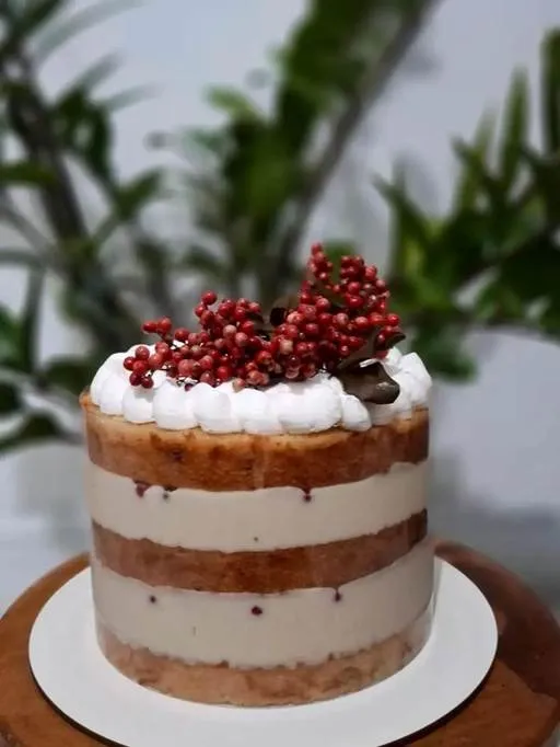 Bolo preparado pela Castanha Doceria