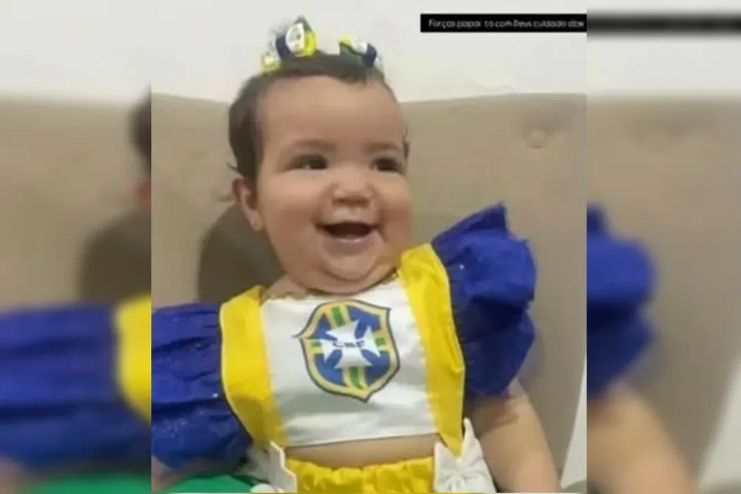 Helena Almeida, de 10 meses, foi vítima de asfixia, segundo laudo pericial