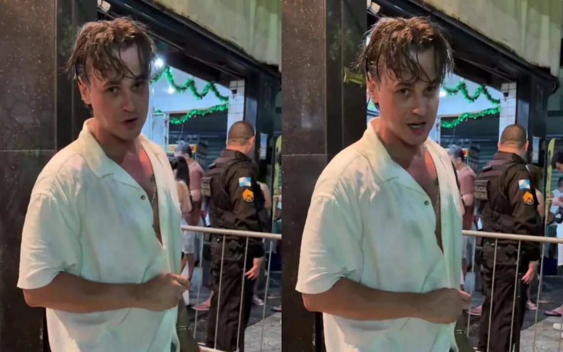 O ator passou a trabalhar como ambulante no início de 2024