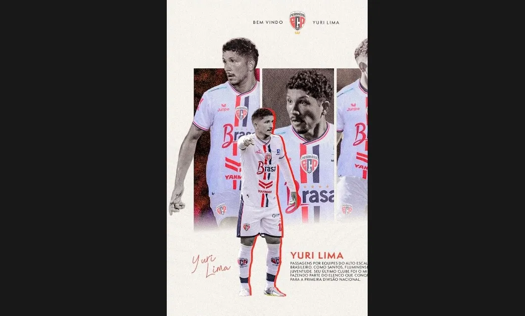 Yuri Lima fechou com o Primavera