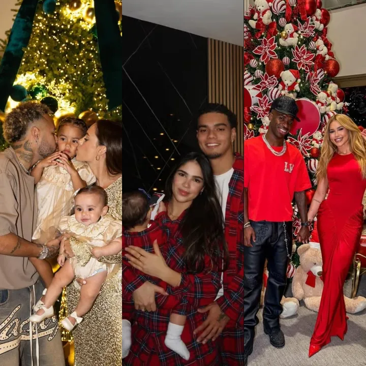 Famosos comemoram o Natal ao lado de familiares e amigos