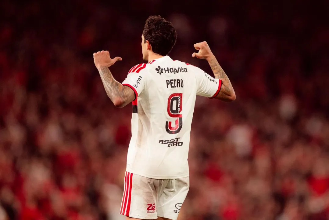 Centroavante Pedro garantiu o empate para o Flamengo com gol na segunda etapa