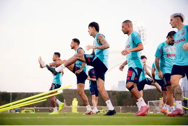 Flamengo inicia treinos para o Intercontinental, no Catar