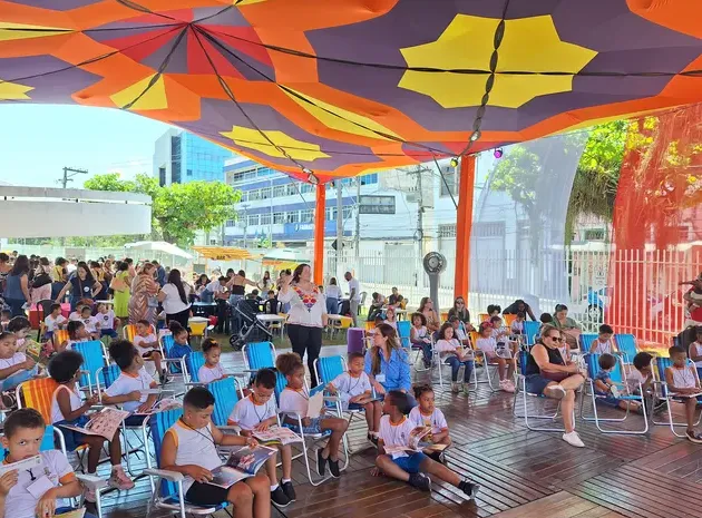 O Espaço Nikitinhos ofereceu brincadeiras, contação de histórias e oficinas para animar a garotada