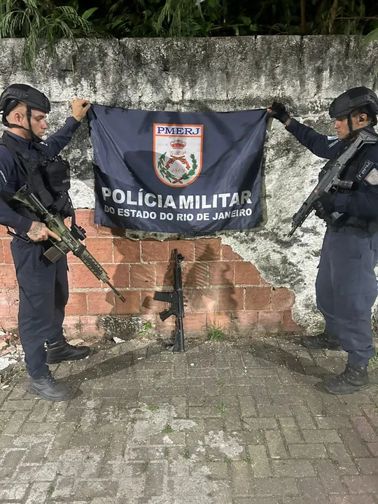 Fuzil calibre 5,56 apreendido