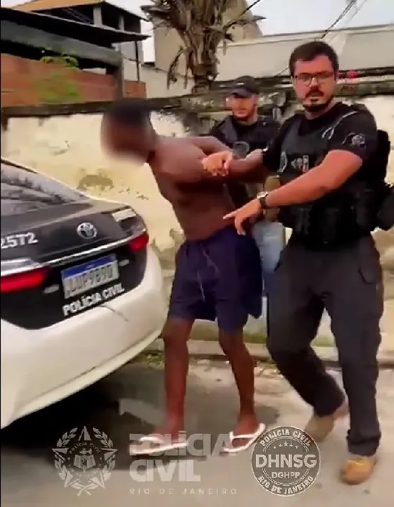 O traficante foi preso no bairro Capote, em São Gonçalo nesta terça-feira (24)