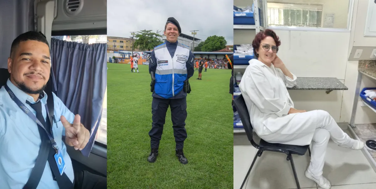 Conheça a história de Alex, Meriele e Tânia, que trabalham durante as festas de final de ano