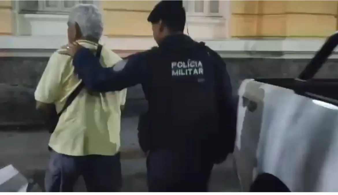 Preso foi levado para a delegacia nessa sexta