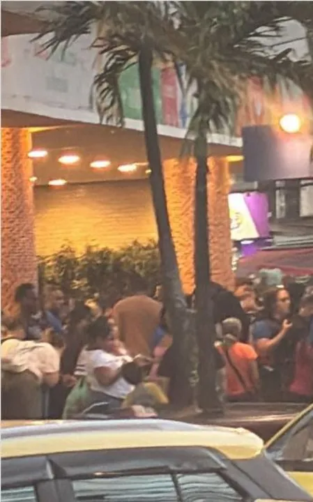 Testemunhas relataram o ocorrido nas redes sociais