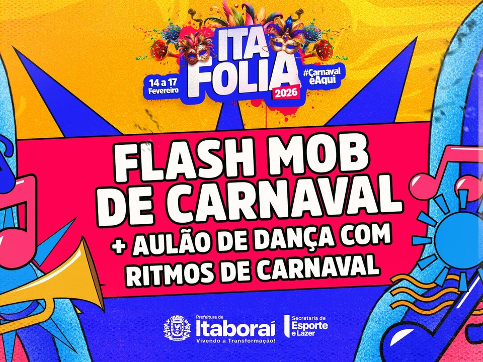 A proposta é incentivar a prática esportiva, o bem-estar e a integração da população em um clima de alegria e celebração, antecipando o espírito do Carnaval em Itaboraí