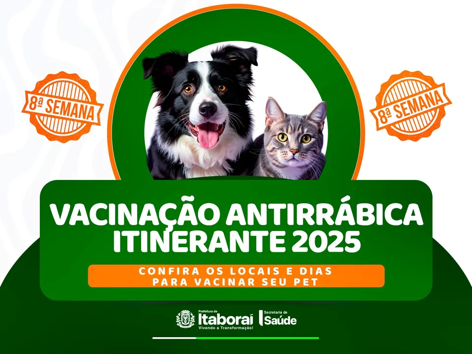 Campanha de Vacinação Antirrábica Itinerante 2025