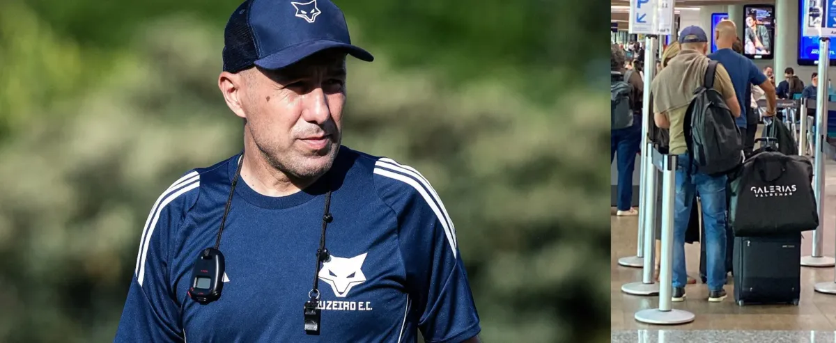 Treinador chega no Rio por volta das 19h