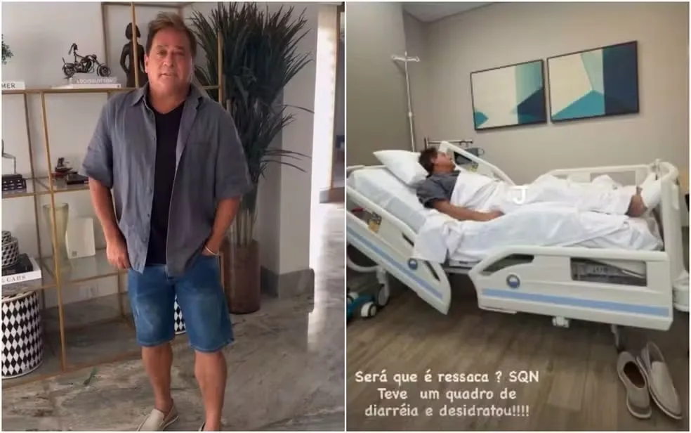 Leonardo recebeu alta após ser internado por gastroenterite