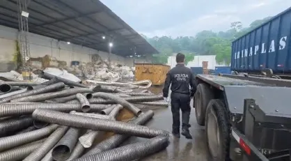 Lixão clandestino é encontrado em Jardim Gramacho, Duque de Caxias