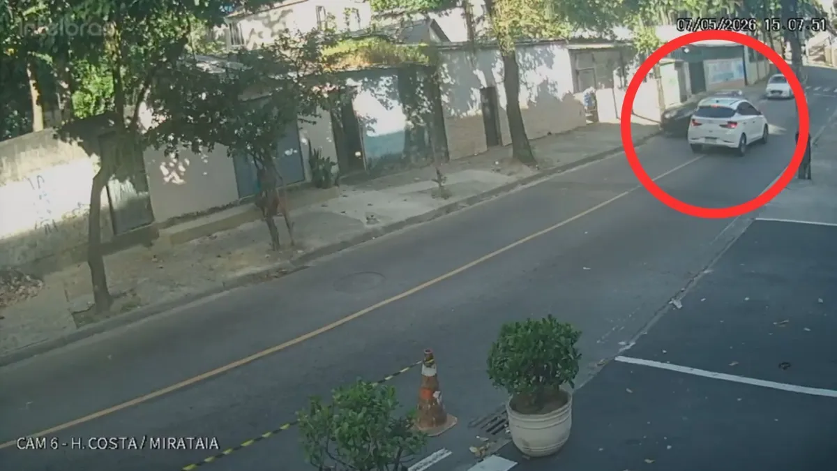 Após o desentendimento, Frede Uilson atirou em direção ao carro de aplicativo, atingindo Thamires, que era passageira e estava sentada no banco traseiro