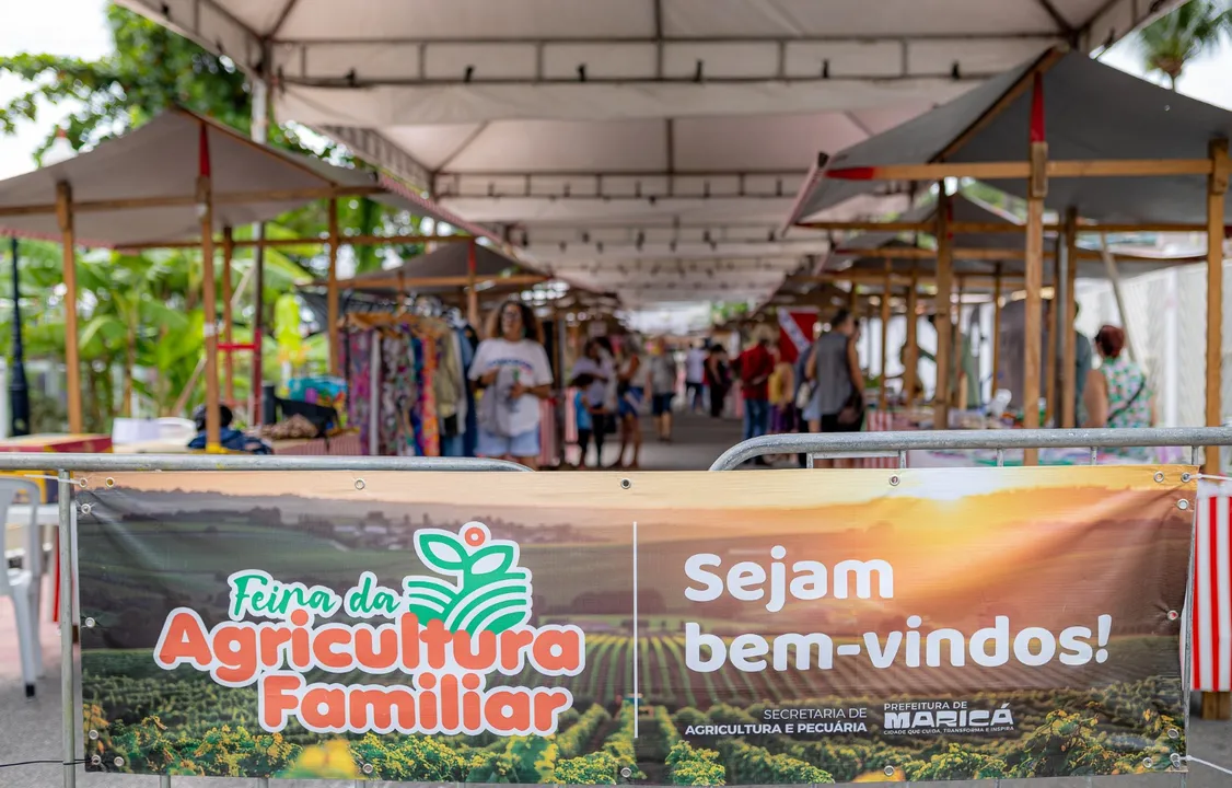 A feira reúne produtores rurais de Maricá