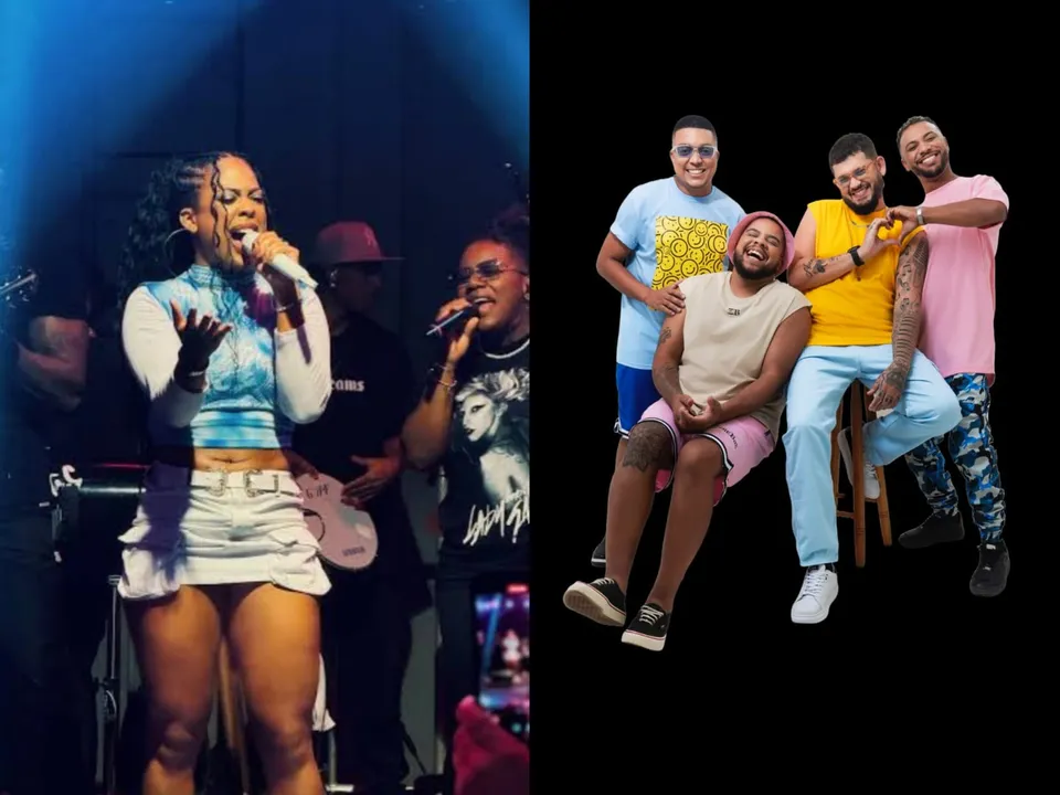Grupo Lance Solto abre show da cantora Marvvila