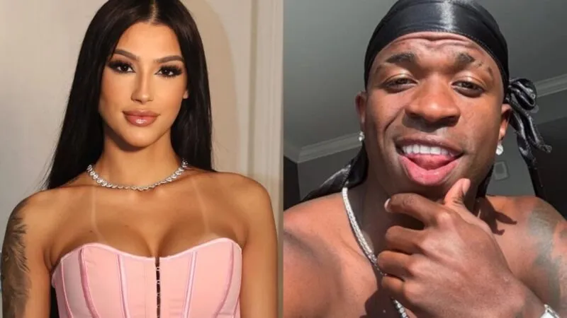 Os prints das conversas que circulam pelas redes sociais revelam uma relação entre Vini Jr e Bia Miranda