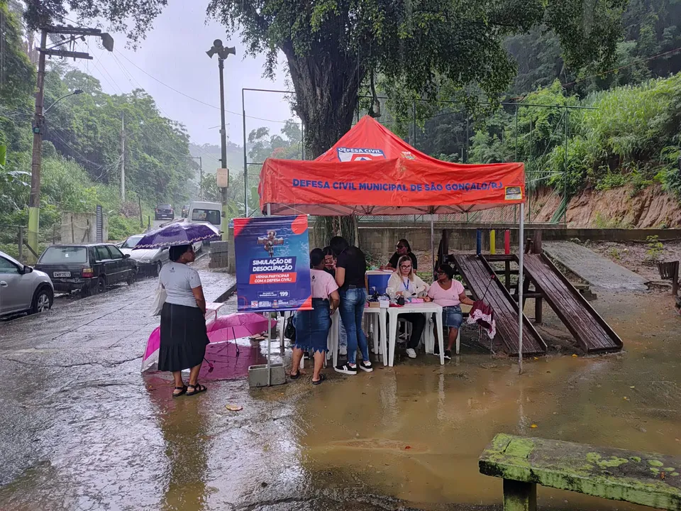 Este foi o primeiro simulado de desocupação de 2026 realizado na Praça do Zumbi
