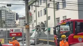 O Corpo de Bombeiros de Minas Gerais foi acionado por volta das 12h21