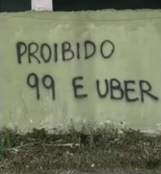 A denúncia é de que criminosos estariam permitindo apenas a circulação de mototáxis locais