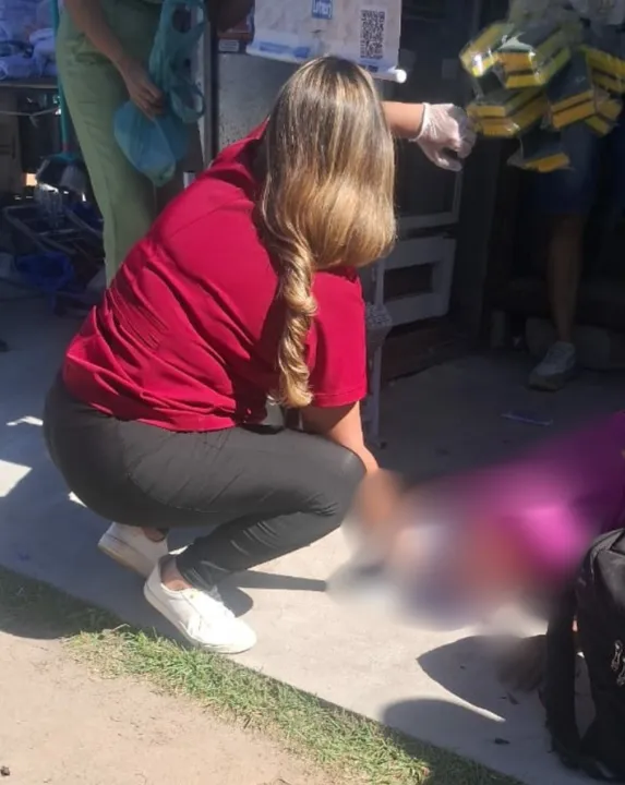 O fragmento da faca retirado durante a cirurgia foi apreendido e será submetido à perícia