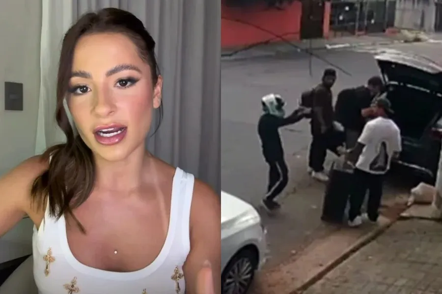 A famosa e o marido fizeram um vídeo contando aos fãs sobre como foi a ação criminosa