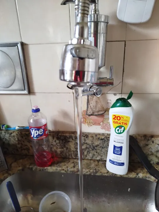 Após a reportagem, o abastecimento de água foi normalizado