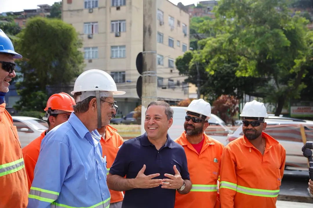 Rodrigo Neves vistoriou, nesta segunda-feira (18), o início das obras de requalificação da Alameda