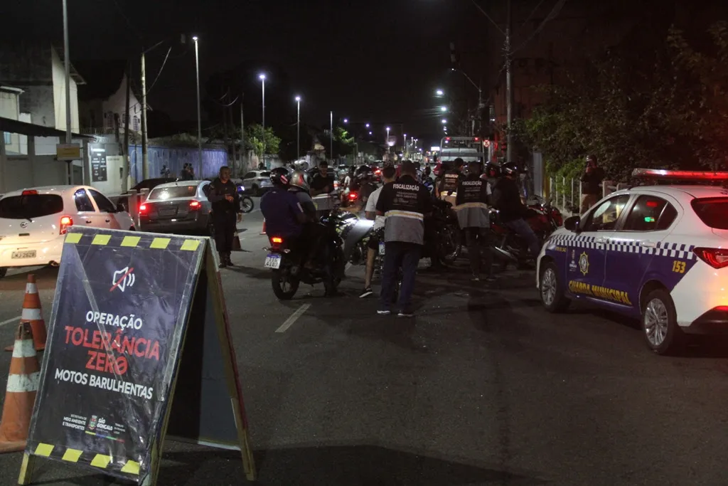 A Operação Tolerância Zero é resultado dos esforços do poder público para garantir a aplicação das leis contra motos barulhentas pela cidade