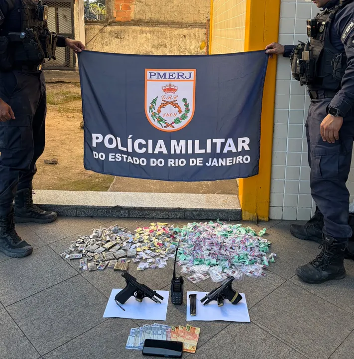 Todo material apreendido foi levado para delegacia no Fonseca