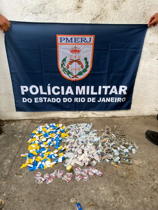 Material entorpecente encontrado na ação