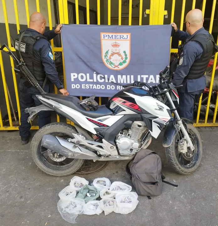 Materiais apreendidos na operação