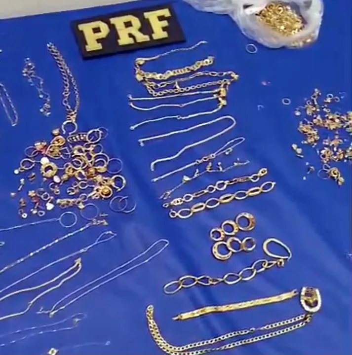 As joias recuperadas na 'Operação Antena'