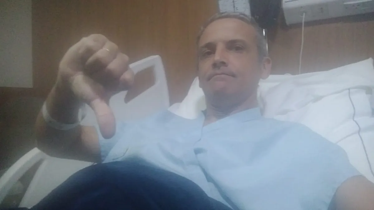 Paciente Leonardo Fanelli Laurentino, está internado há 26 dias e espera há 14 dias por exame