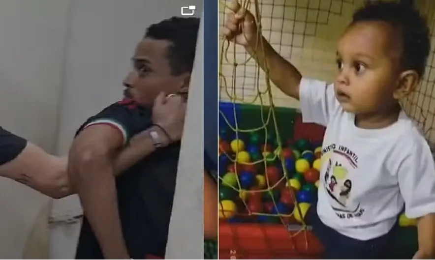 Paulo Cesar da Silva Santos investigado pelo morte do enteado de 2 anos é preso em Queimados