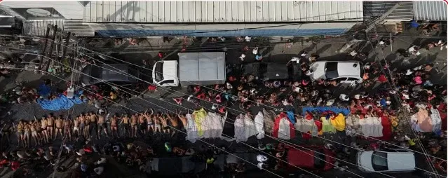 Alguns trechos da Penha ainda estão sem energia elétrica