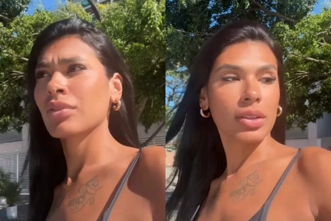 Artista registrou o momento em que é chamada de "baranga"