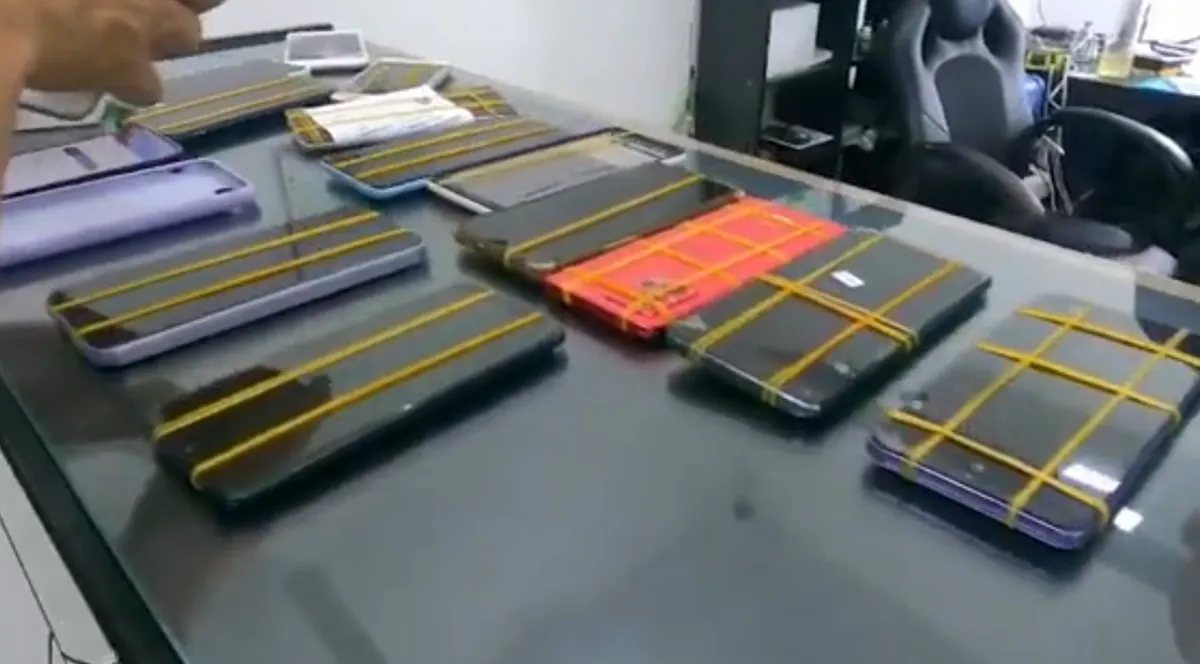 Donos dos celulares estão recebendo notificações para buscarem seus aparelhos