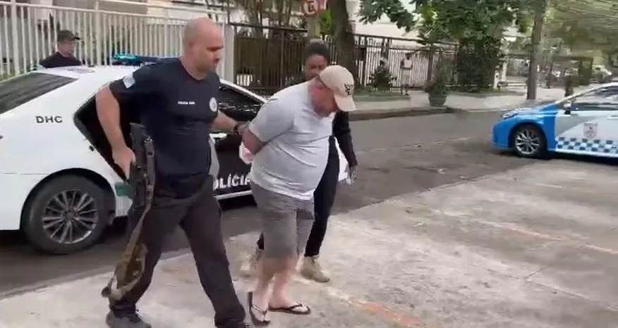 Contra ele, foi cumprido mandado de prisão pelos crimes de organização criminosa, extorsão, corrupção ativa e lavagem de capitais