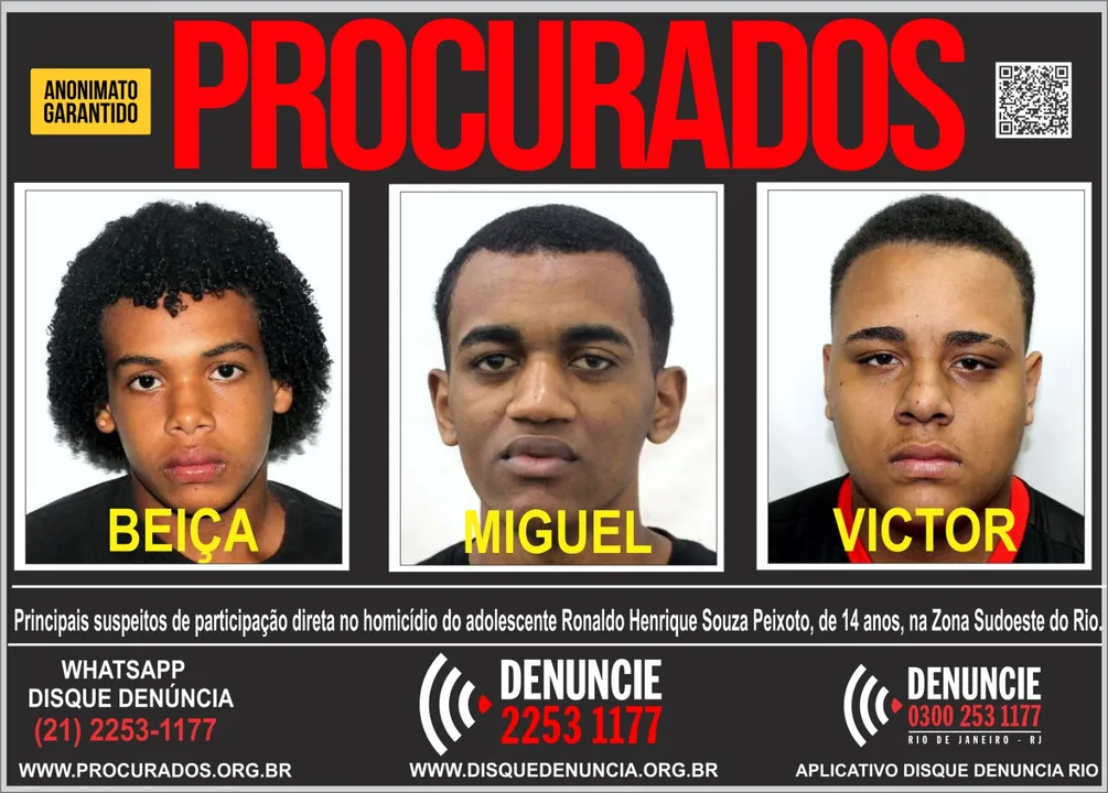 Há mandados de prisão expedidos contra os acusados Beiça, Miguel e Victor