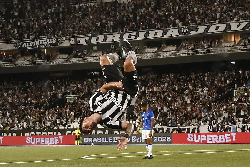 O Botafogo brindou  a torcida com uma grande atuação no Maracanã