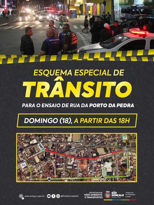 As intervenções serão temporárias, tendo início às 18h e seguindo até o fim do evento