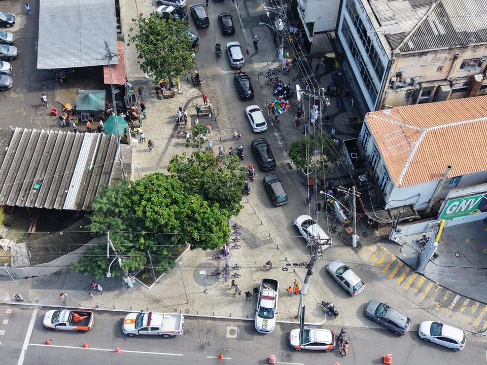 A operação também contou com o apoio do Grupamento de Operações com Drones da Prefeitura
