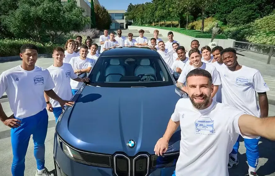 O clube divulgou as imagens da ação com Vini Jr, Rodrygo, Eder Militão, Mbappé, entre outros