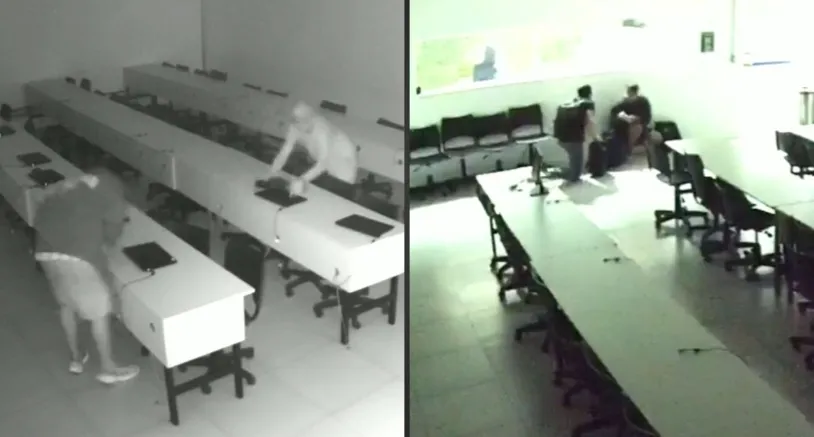 Os suspeitos não foram identificadas e delegacia local busca pistas que levem ao paradeiro dos envolvidos
