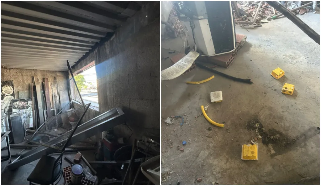 O prejuízo dos proprietários já passa de R$ 20 mil