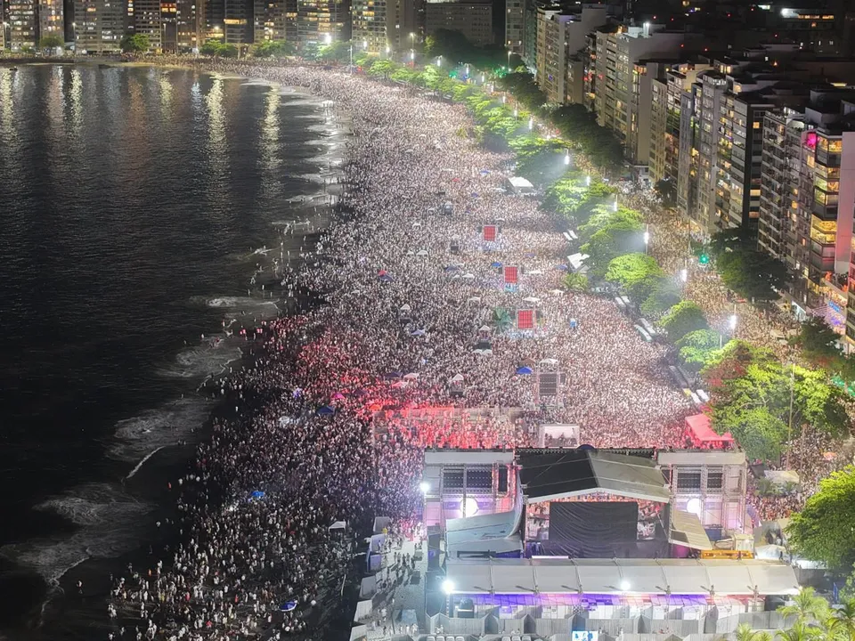 Festa da virada transcorreu de forma tranquila na cidade