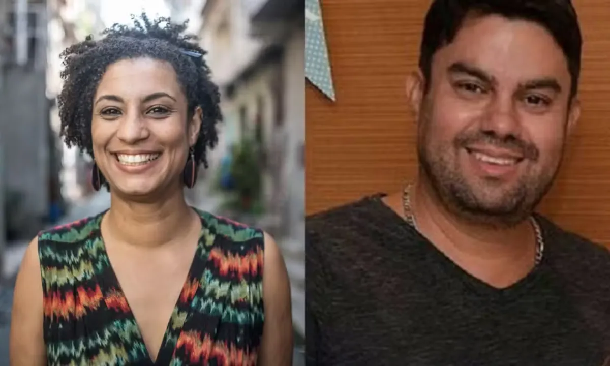 A vereadora Marielle Franco e o motorista Anderson Gomes