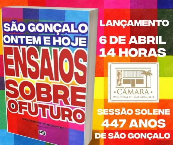 O lançamento ocorrerá no dia 6 de abril